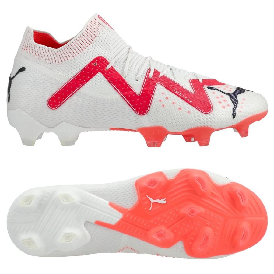 PUMA Future Ultimate FG/AG Breakthrough - Wit/Zwart/Fire Orchid