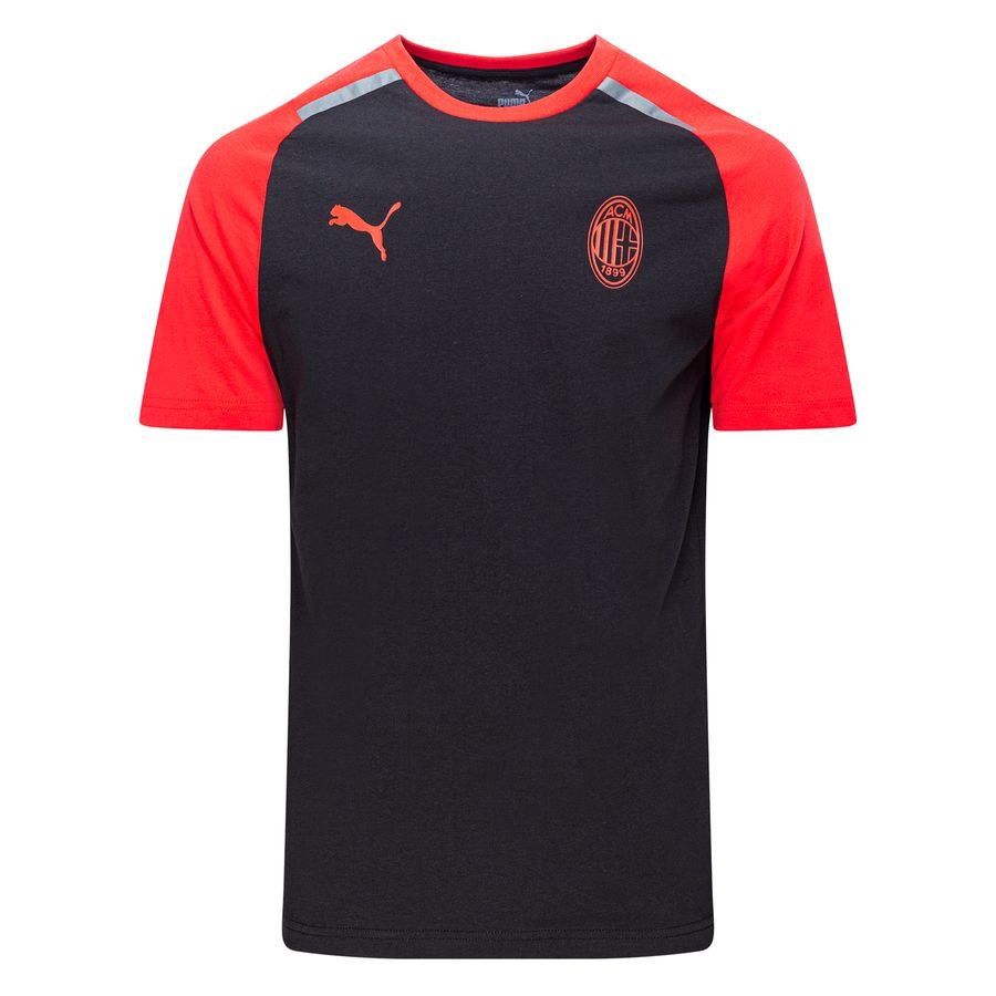 Milan T-Shirt Casuals - Svart/Röd