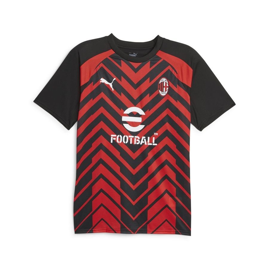 Milan Tränings T-Shirt Pre Match - Röd/Svart
