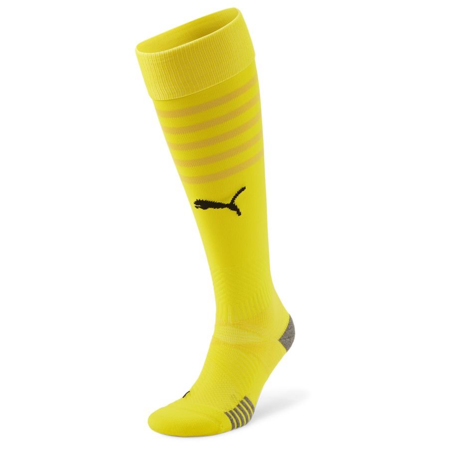 teamFINAL Socks Cyber Yellow-Puma Black thumbnail