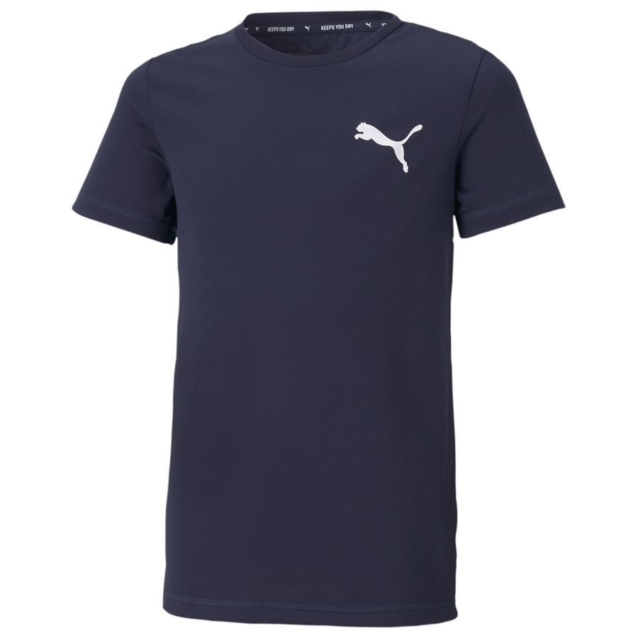 Bilde av Puma T-skjorte Active Small Logo - Navy Barn, Størrelse ['92 Cm']