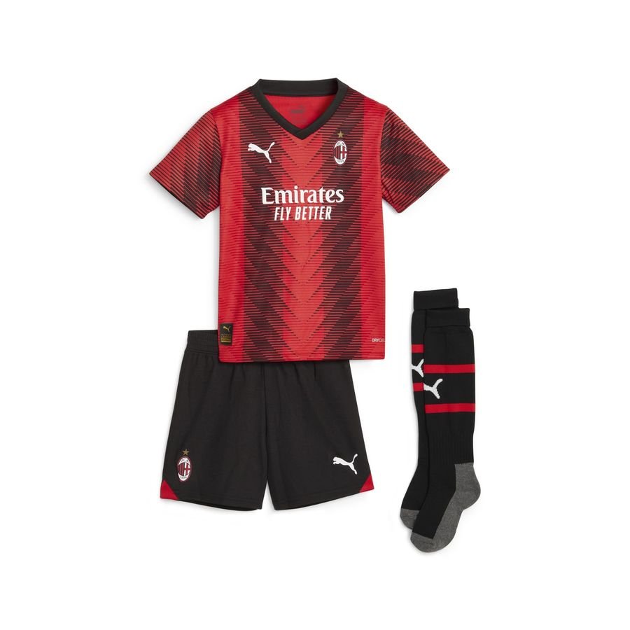 Milan Hjemmebanetrøje 2023/24 Mini-Kit Børn