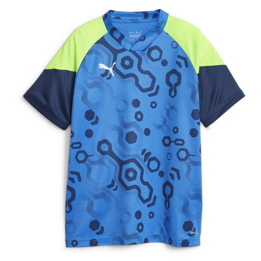 PUMA Trainingsshirt IndividualCUP Gear Up - Persian Blue/Groen Kids