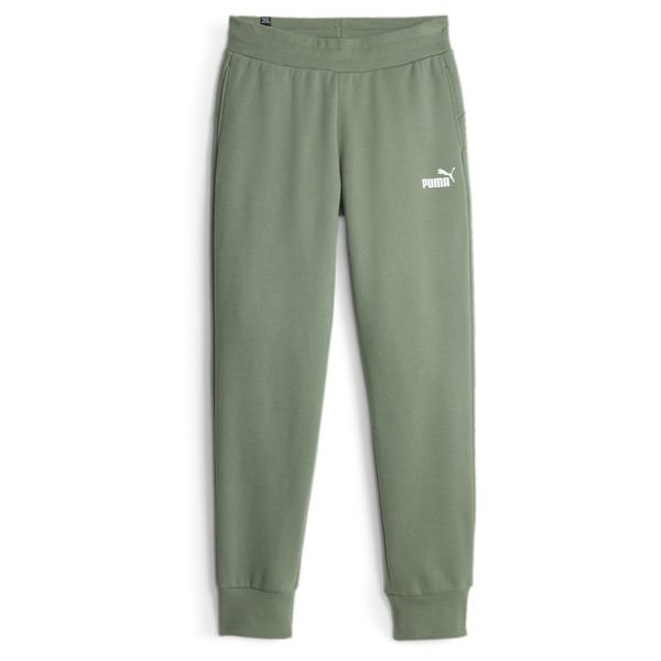 Green Sweatpants PUMA Women - Essentials Fleece