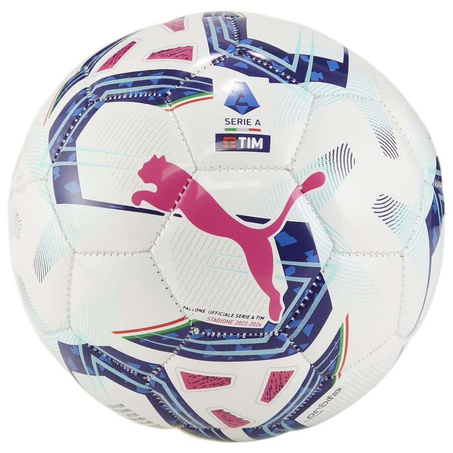 PUMA Fodbold Orbita Serie A MS Mini - Hvid/Blå/Pink thumbnail