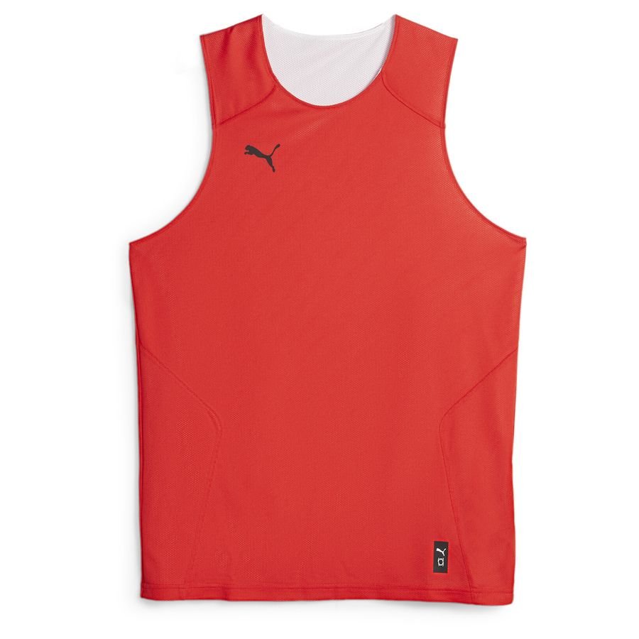 Hoops Team Reverse Practice Jersey PUMA Red thumbnail