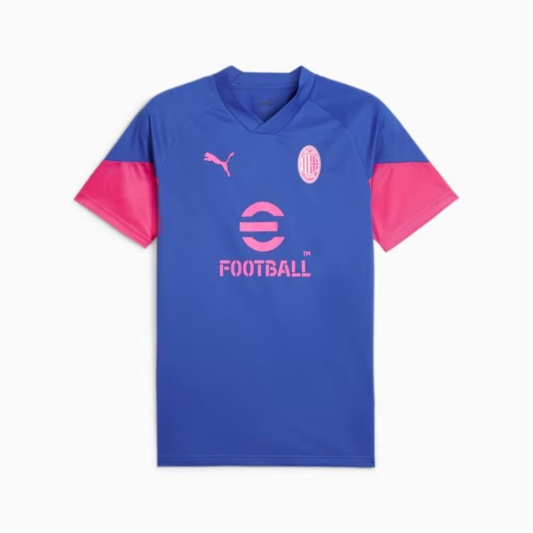 Milan Tränings T-Shirt - Blå/Rosa