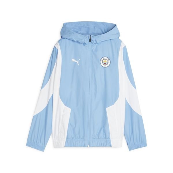 Manchester City Jacket Pre Match Woven Anthem - Team Light Blue/PUMA ...