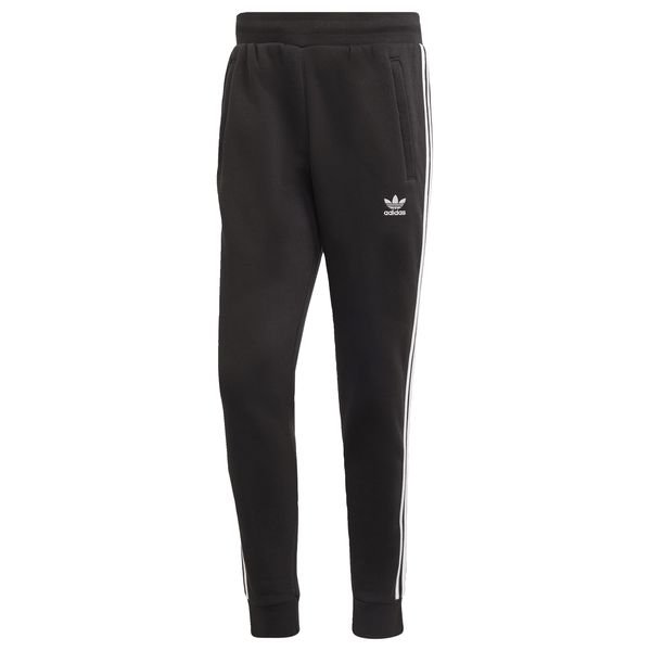 Essentials 3-Stripes Fleece black women's track pants - ADIDAS