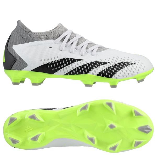 Lemon Accuracy Predator adidas Black/Lucid .3 White/Core Crazyrush - Footwear FG