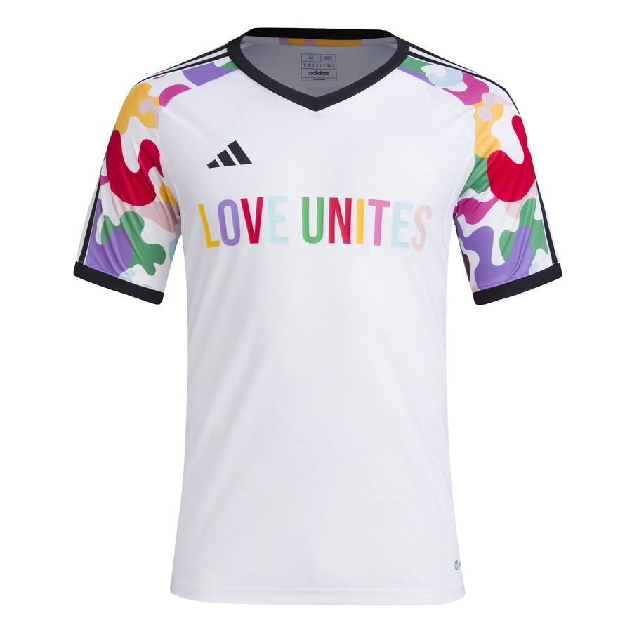 adidas Trænings T-Shirt Tiro Pride - Hvid/Multicolor