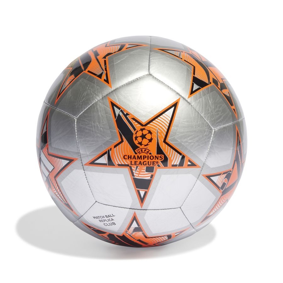 adidas Fotboll Club Champions League 2023/24 - Silver/Orange/Svart
