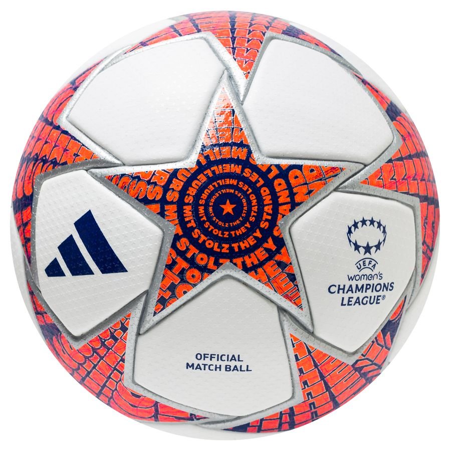 adidas Fotboll Champions League Pro Matchboll Dam - Vit/Silver/Rosa/Orange