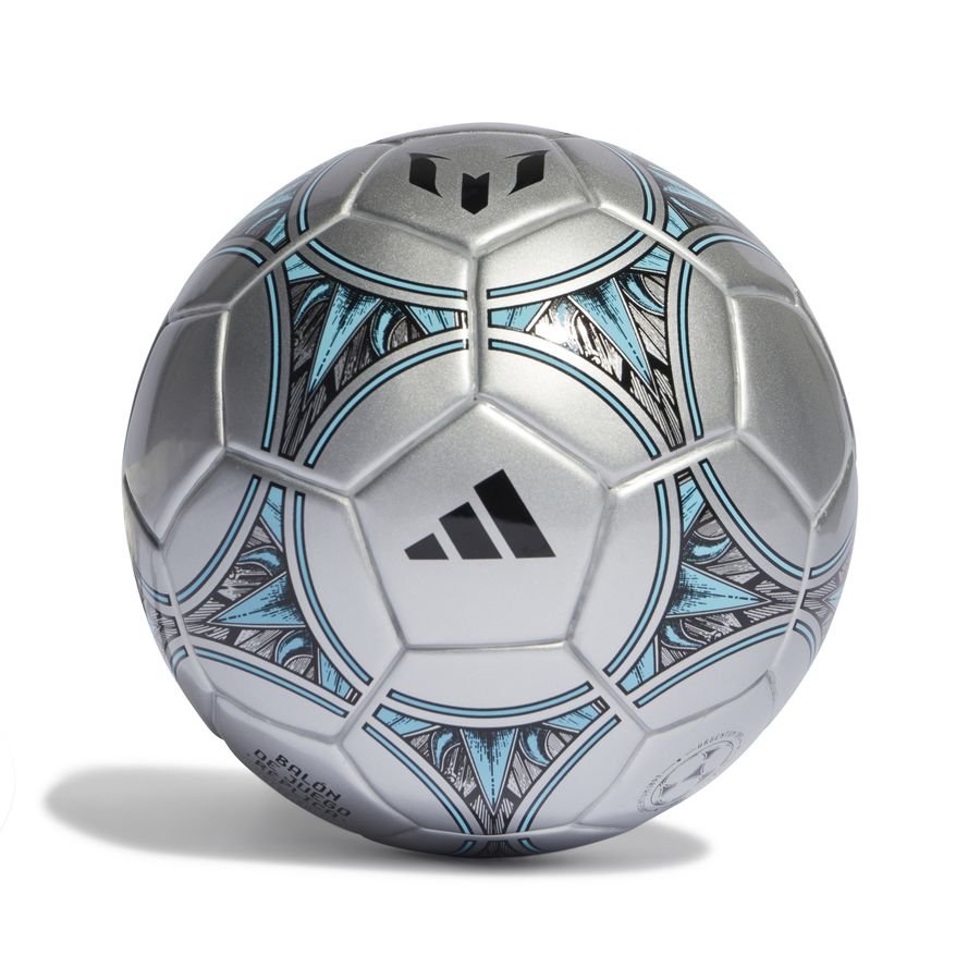 adidas Mini Fotboll Messi Infinito - Silver/Svart/Blå