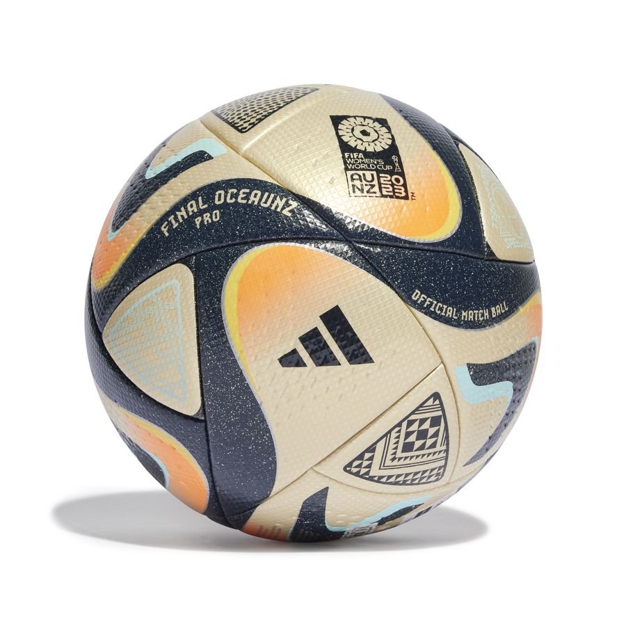 adidas Fodbold Oceaunz Pro Kvinde VM 2023 Finale Kampbold - Guld/Navy/Turkis thumbnail