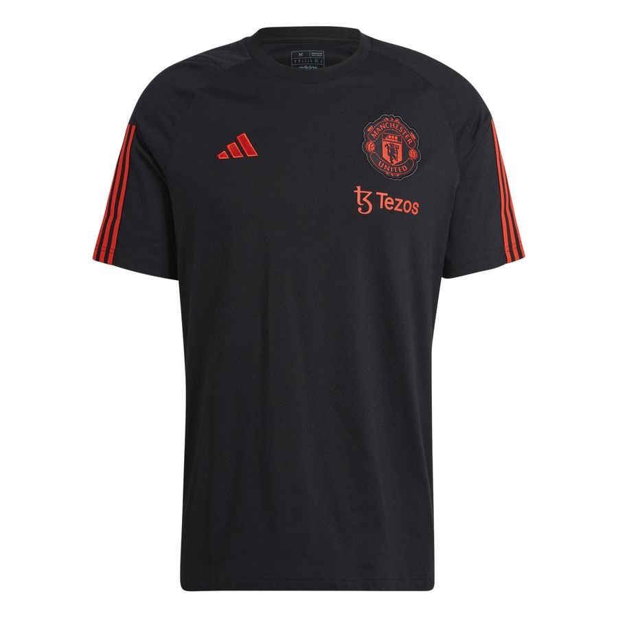 Manchester United Trænings T-Shirt Tiro 23 - Sort/Rød thumbnail