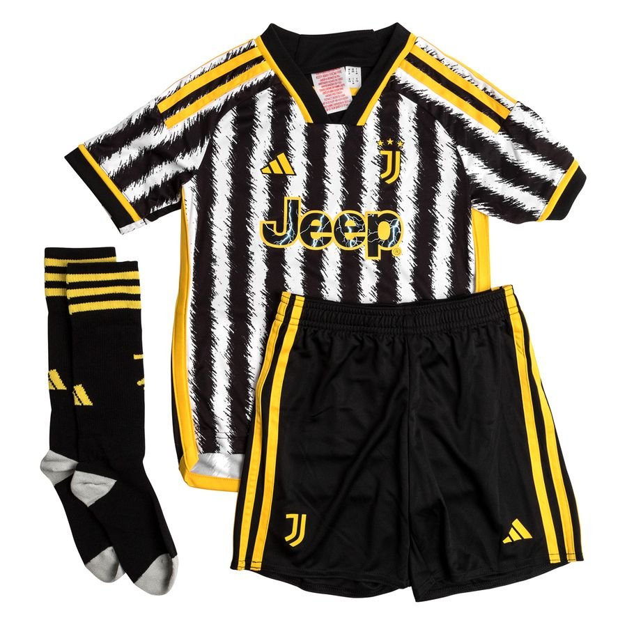 Juventus Hjemmebanetrøje 2023/24 Mini-Kit Børn thumbnail