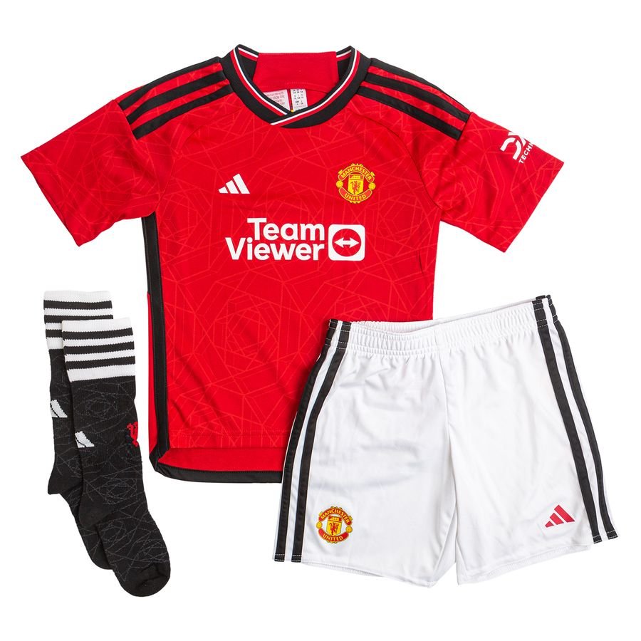 Manchester United Hemmatröja 2023/24 Mini-Kit Barn