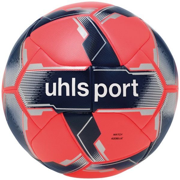 Uhlsport Fotboll Match ADDGLUE - Röd/Navy/Silver