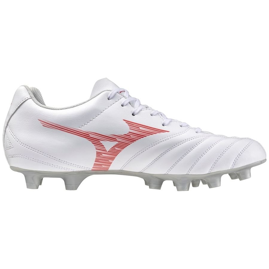 Mizuno Monarcida Neo lll Select FG Charge - Wit/Radiant Red