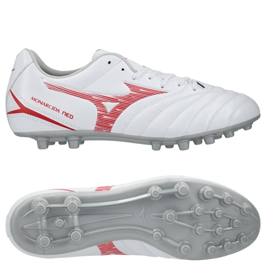 Mizuno Monarcida Neo lll Select AG Charge - Wit/Radiant Red