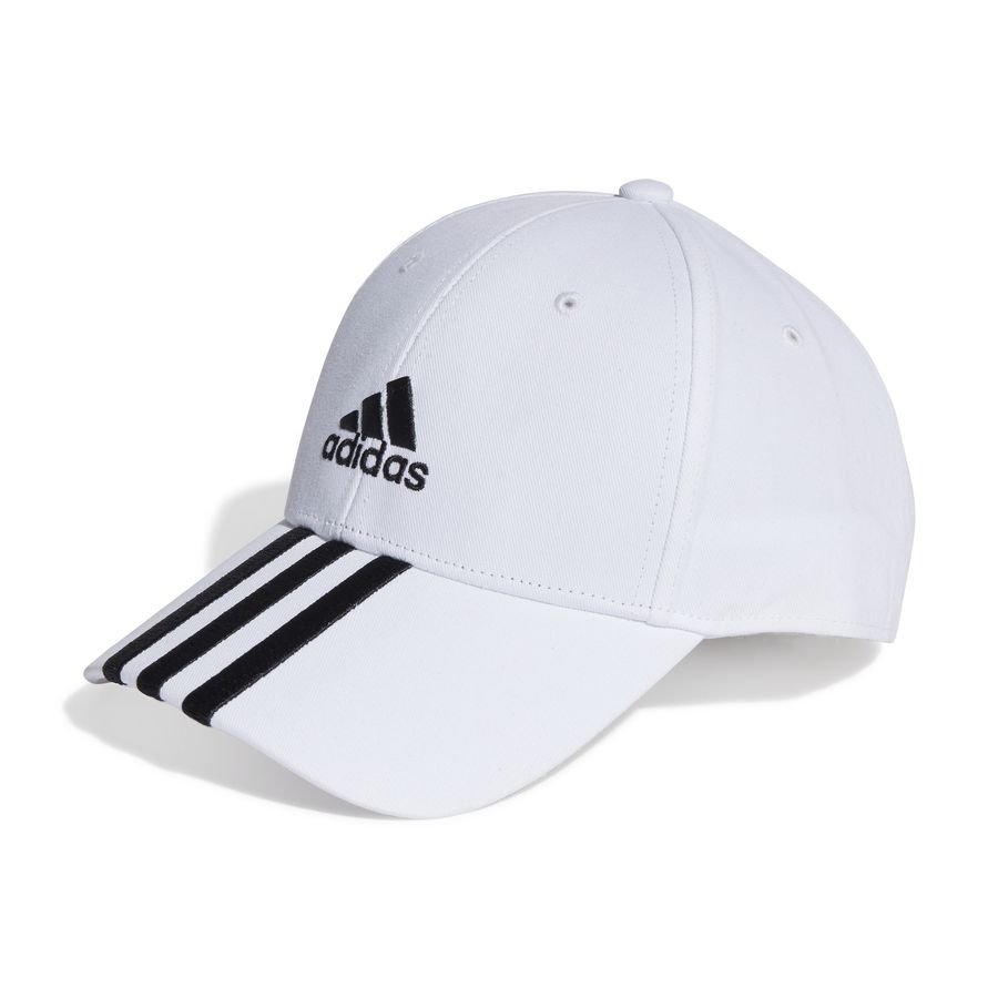 Bilde av Adidas Baseball Caps 3-stripes - Hvit/sort, Størrelse ['one Size']