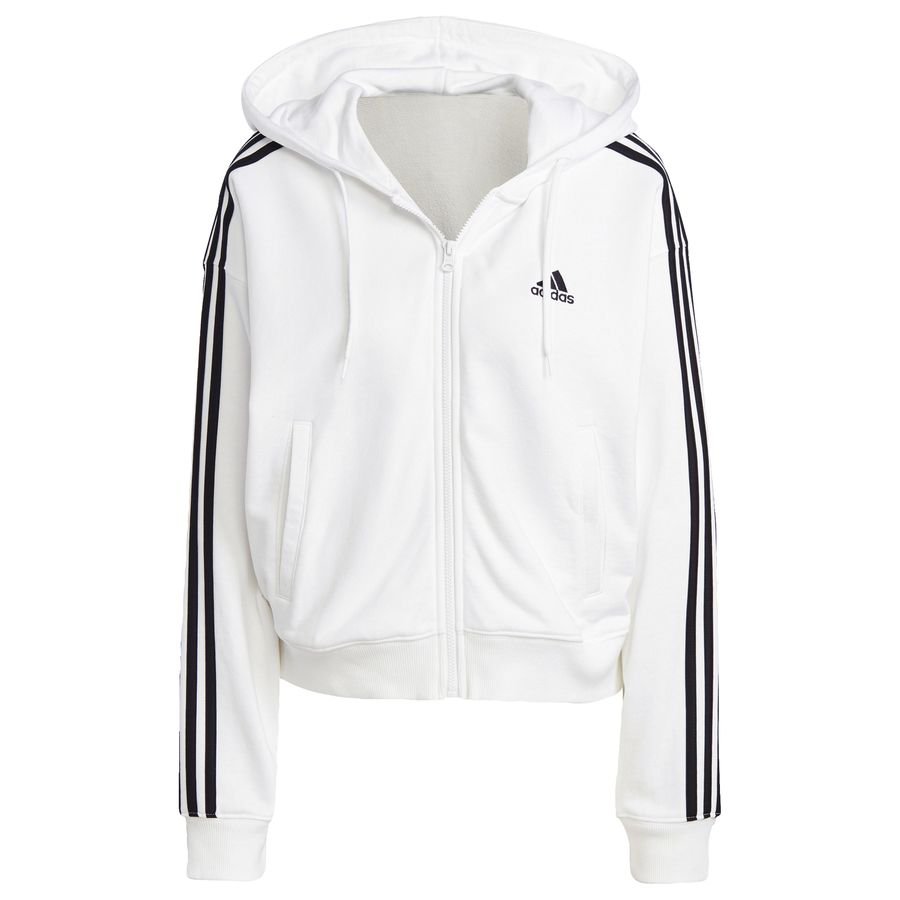 Bilde av Adidas Essentials 3-stripes French Terry Bomber Full-zip Hoodie, Størrelse ['medium']