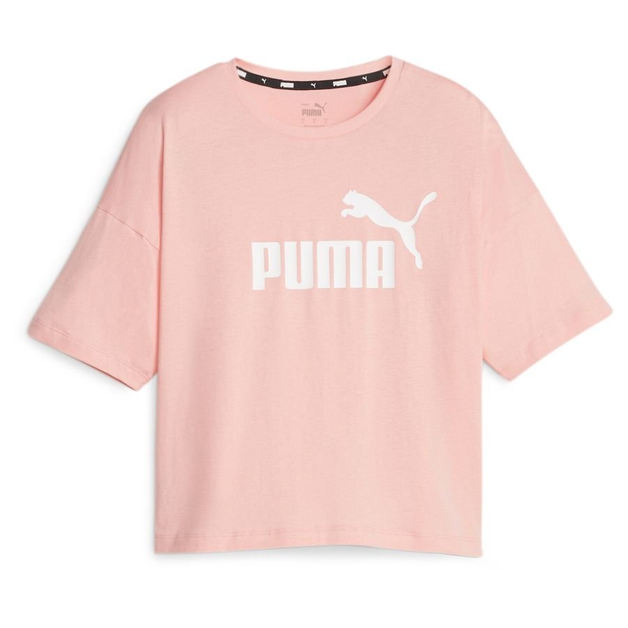 Puma Essentials Logo Cropped Tee Women