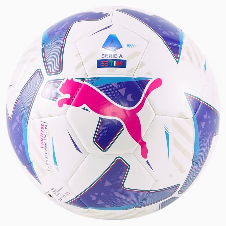 PUMA Fodbold Orbita Serie A MS Mini 2022/23 - Hvid/Blå/Pink thumbnail