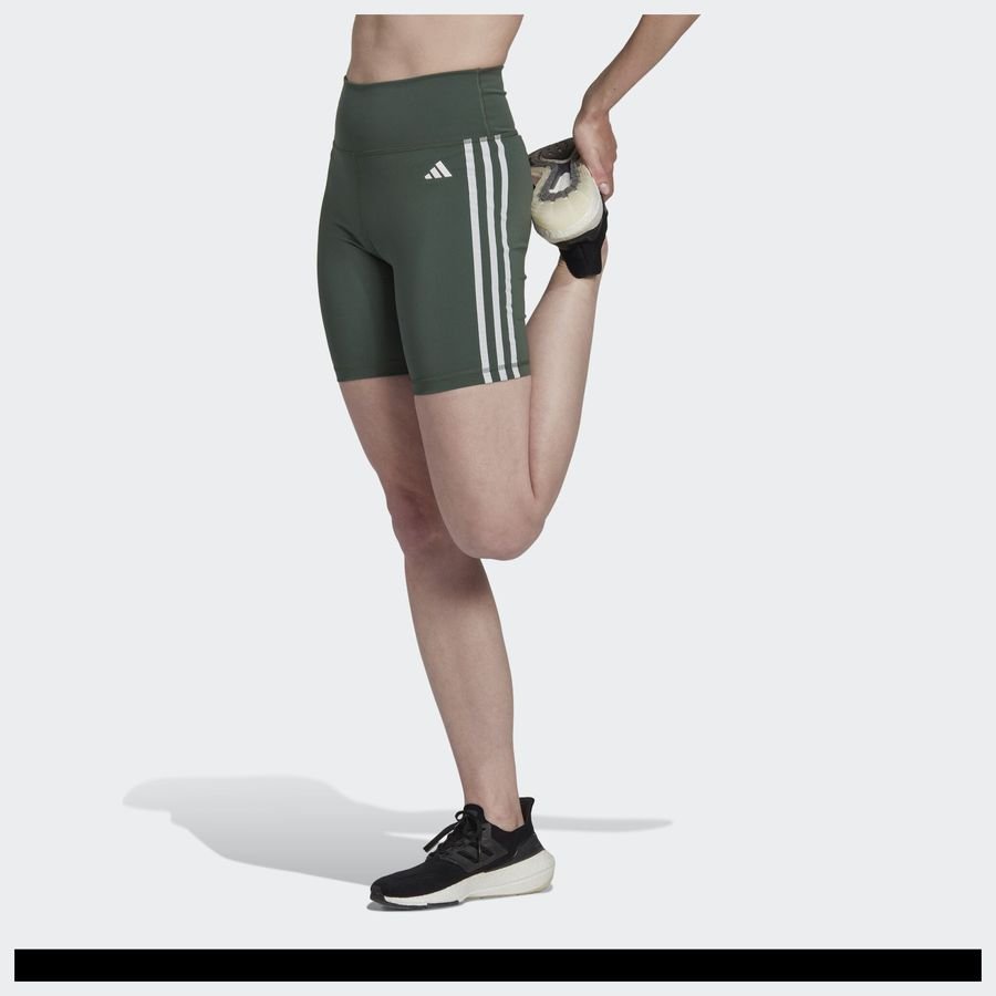 Adidas Training Essentials 3-Stripes High-Waisted Short tights