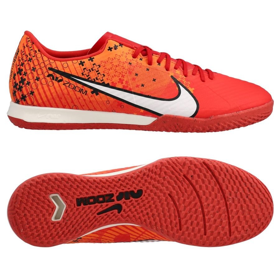 Nike Air Zoom Mercurial Vapor 15 Academy IC Dream Speed 7 - Röd/Vit/Bright Mandarin