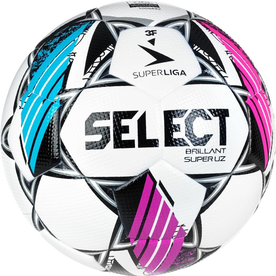 Select Fotboll Brillant Super UZ 3F Superliga 2023/24 - Vit/Svart