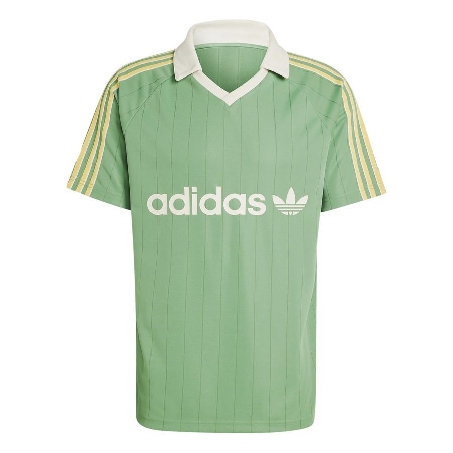 Bilde av Adidas Originals T-skjorte Pinstripe - Grønn, Størrelse Small