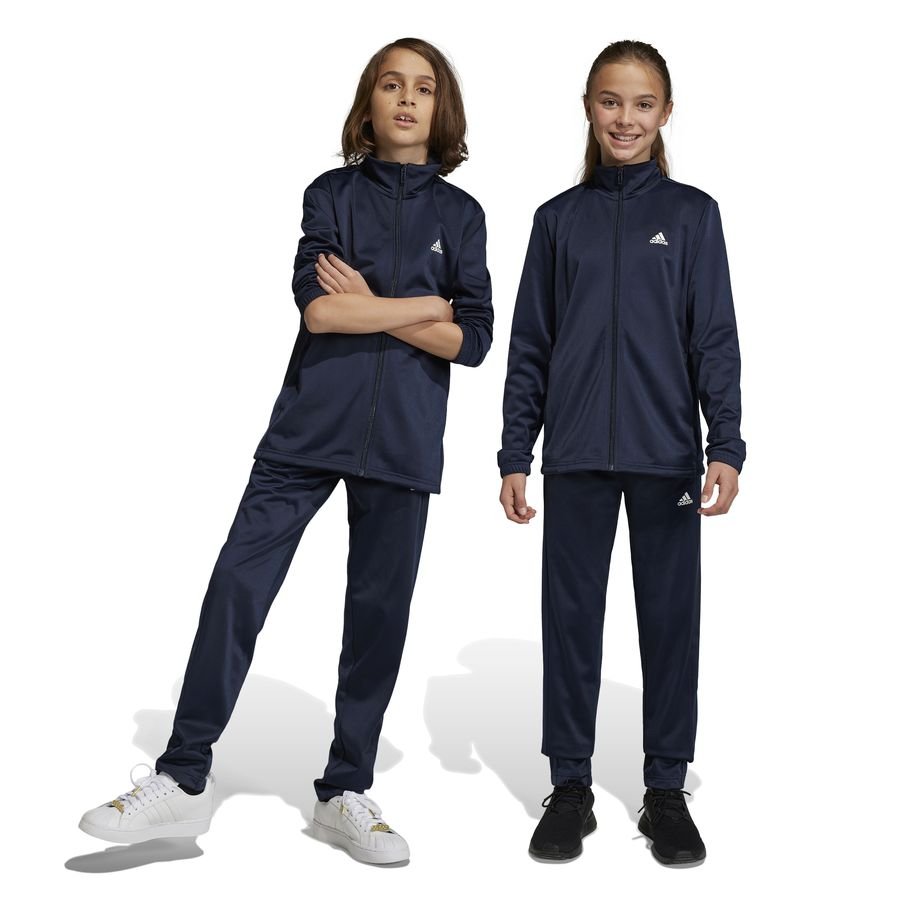 adidas Trainingsanzug Essentials Big Logo - Legend Ink/Weiß Kinder