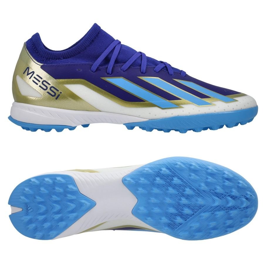 Adidas X Crazyfast Messi League TF Spark Gen10s - Blauw/Blue Burst/Wit