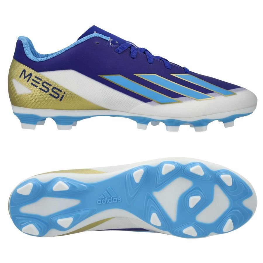 adidas X Crazyfast Messi Club Fxg Spark Gen10s - Lucid Blue/blue Burst/hvit Gress (Fg) / Kunstgress (Ag) Fotballsko unisex
