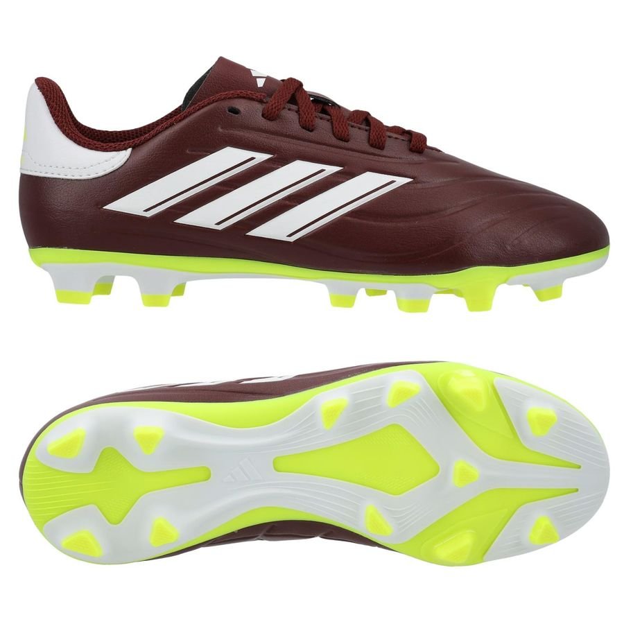 Adidas Copa Pure 2 Club FxG Energy Citrus - Shadow Red/Wit/Geel Kids
