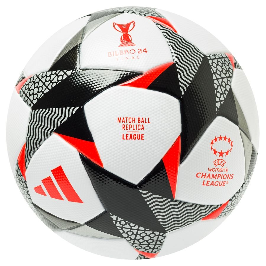 Bilde av Adidas Fotball Champions League Bilbao 2024 League Dame - Hvit/sort/rød, Størrelse ['ball Sz. 4']