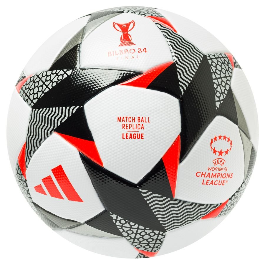 Bilde av Adidas Fotball Champions League Bilbao 2024 League Dame - Hvit/sort/rød, Størrelse Ball Sz. 4