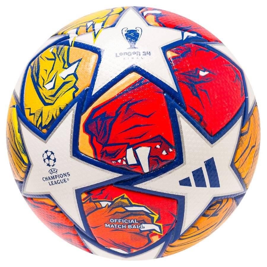 Bilde av Adidas Fotball Pro Champions League London 2024 Kampball - Hvit/blå/oransje, Størrelse ['ball Sz. 5']