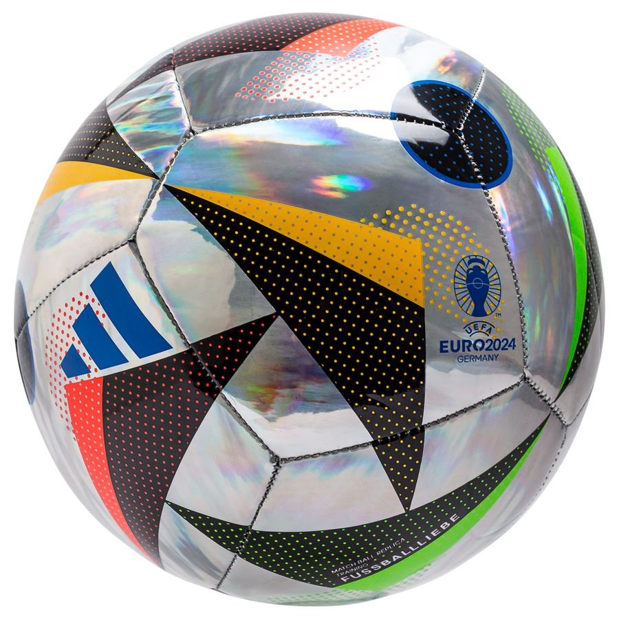 adidas Fotboll FUSSBALLLIEBE Training Foil EURO 2024 - Silver/Svart/Blå
