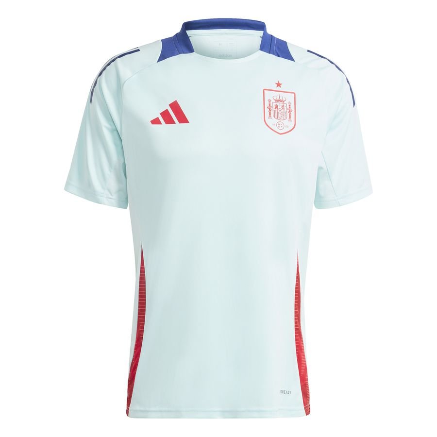 Spanien Tränings T-Shirt Tiro 24 EURO 2024 - Turkos/Röd