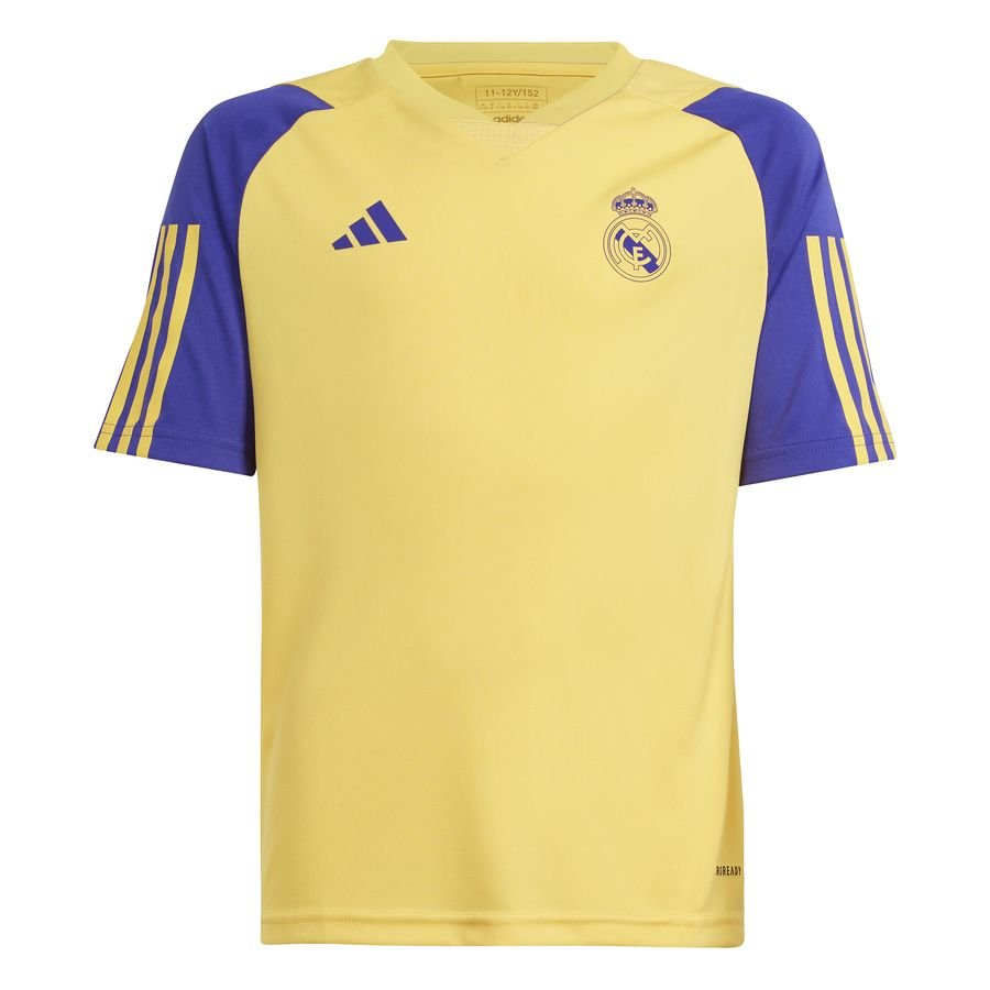 Real Madrid Tränings T-Shirt Tiro 23 - Gul/Lila Barn