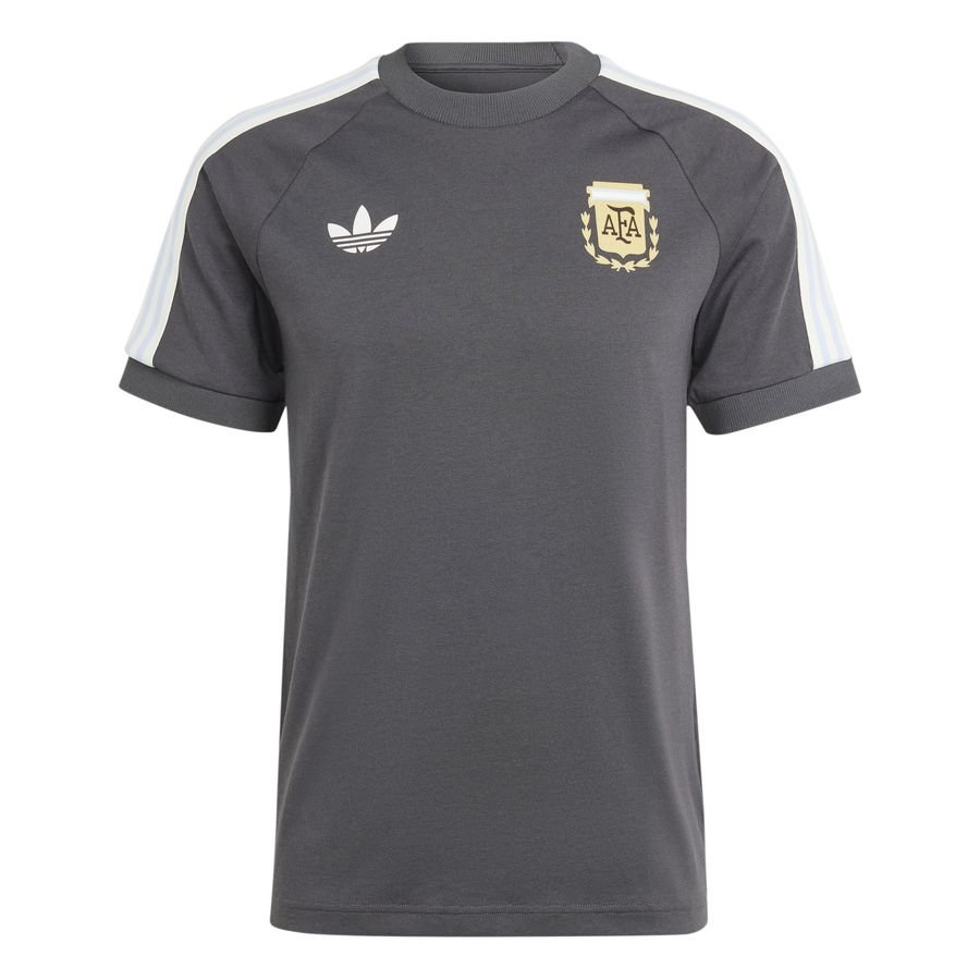 Bilde av Argentina T-skjorte Og 3-stripes - Grå - Adidas Originals, Størrelse Medium