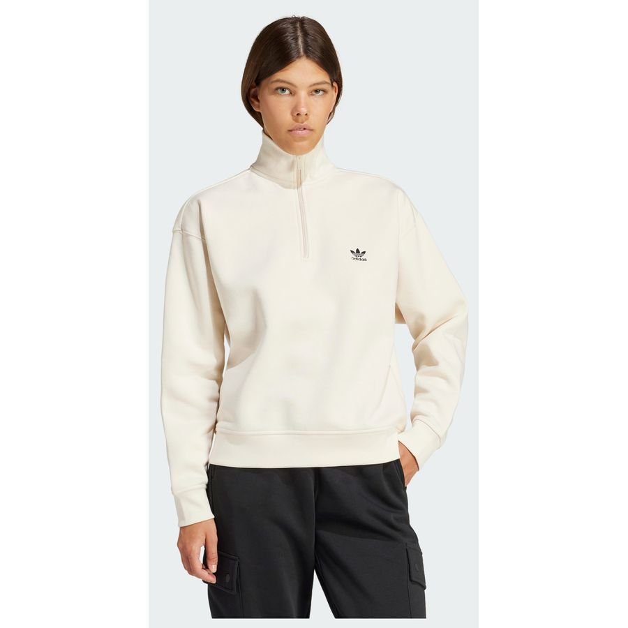 Adidas Original Essentials Sweatshirt met Halflange Rits