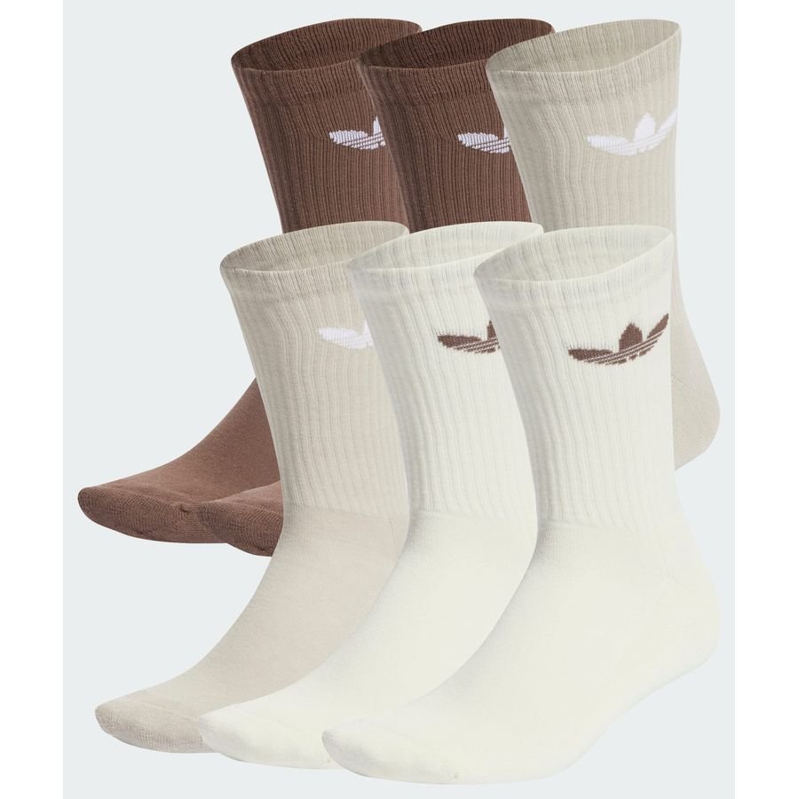 Adidas Original Trefoil Cushion Crew sokker, 6 par
