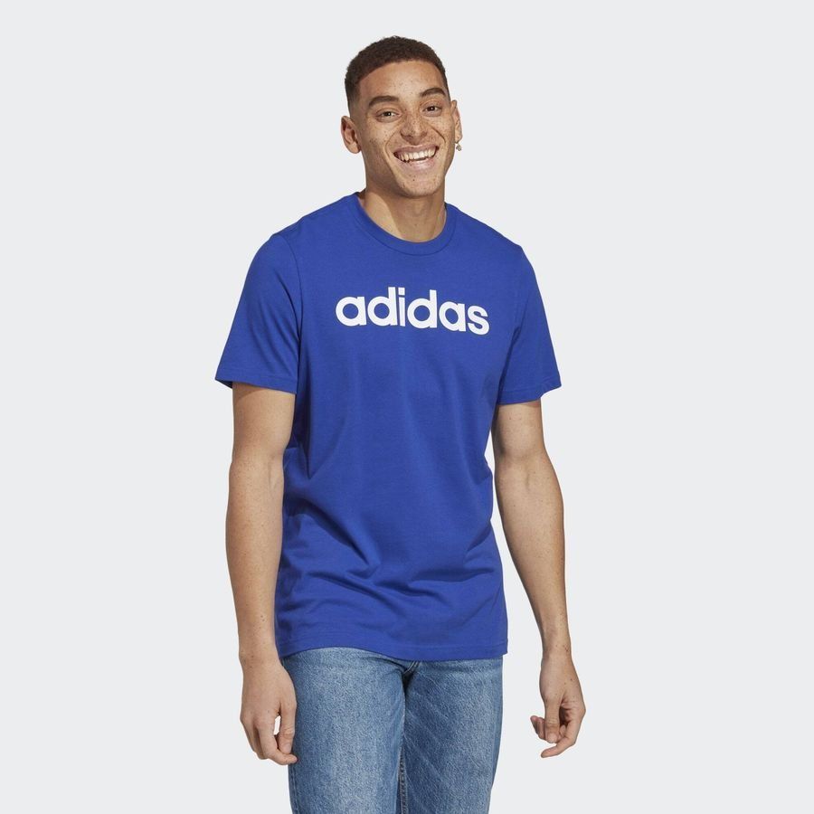 Adidas Essentials Single Jersey Linear Embroidered Logo T Shirt