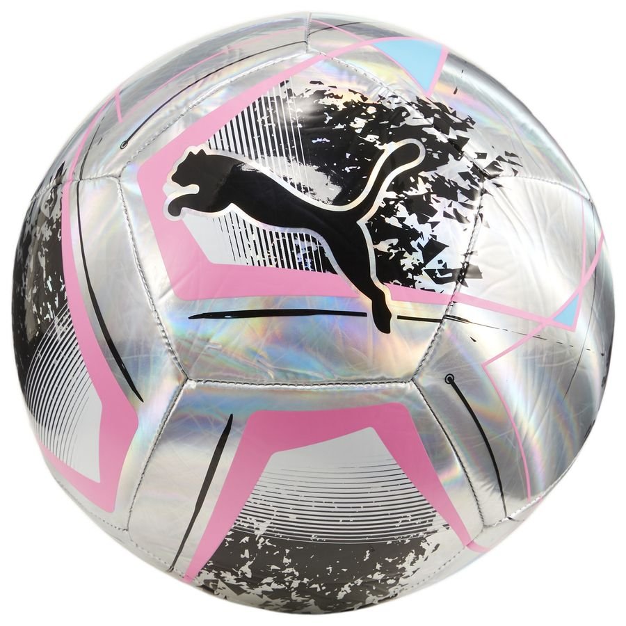 PUMA Fotboll Cage - Silver/Poison Pink/Svart
