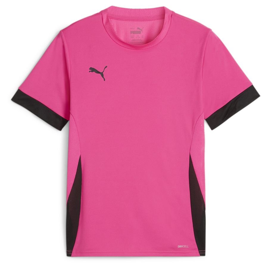 PUMA Trænings T-Shirt teamGOAL - Pink/Sort Børn
