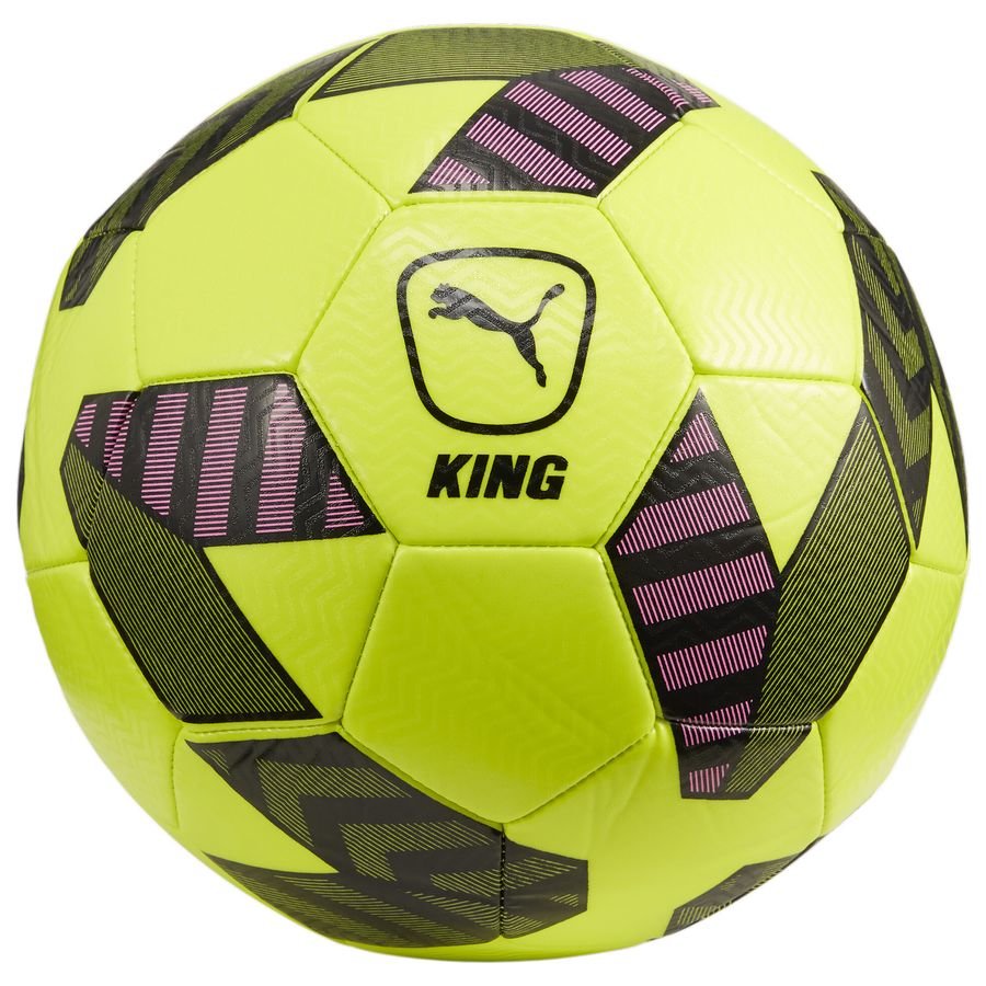 PUMA Fotboll King - Electric Lime/Svart